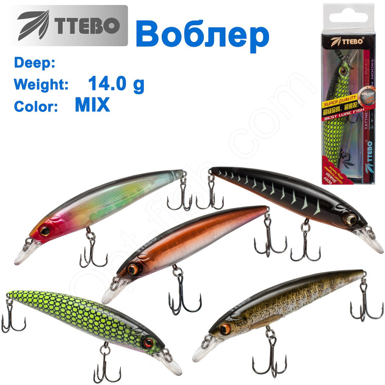 Воблер Ttebo M-AN95 14g MIX