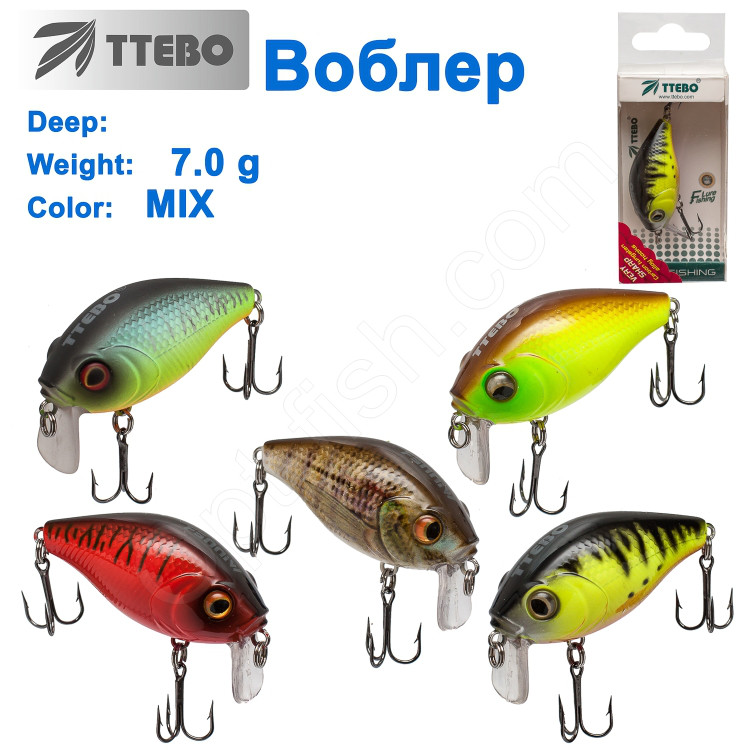 Воблер Ttebo С-GRD45SR 7g MIX