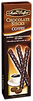Черный шоколад с начинкой со вкусом кофе Chocolate Sticks Coffee Maitre Truffout , 75 г