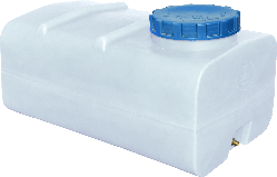 Ємність 300 л квадратна ГК ПБ біла Командор 2000