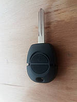 Верхняя часть ключа для Nissan (Ниссан) Примера, Альмера, Х-Трейл, Микра, Максима 2 кнопки, без логотипа