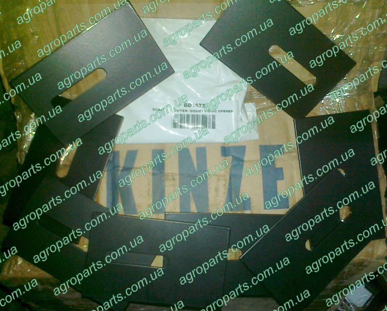 Чистик GD1673 диска добрив KINZE FERTILIZER DISC Scraper запчастини gd1673
