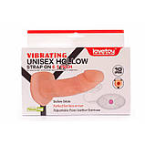 Страпон Vibrating Unisex Hollow Strap On, фото 2