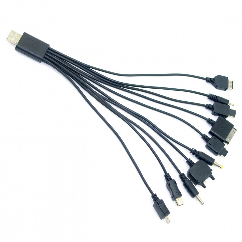 Универсальный USB кабель для зарядки 1 вход >>10 выходов. - фото 5 - id-p62751668