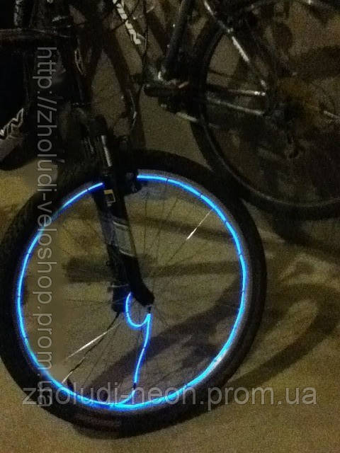 Неоновая подсветка колес велосипеда. - фото 7 - id-p13736329