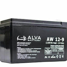 АКБ AW12-9 Alu