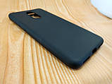 Чорний матовий чохол бампер для Xiaomi redmi 5 — термополіуретан, фото 2