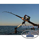 FASTen (Борика) Ex325 Подовжувач (L= 305 мм) на трубу Ø 25 мм для човнів, колір чорний, сірий, фото 6