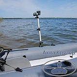 FASTen (Борика) Ex610 Подовжувач складаний 610 мм для тюнінгу човнів, колір чорний, сірий, фото 7