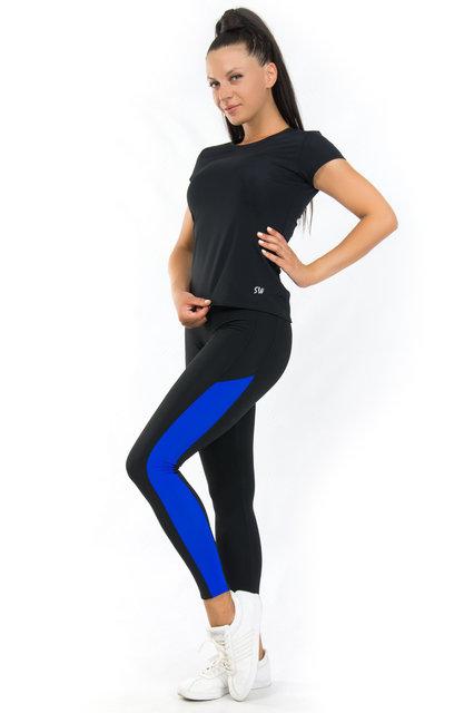 Комплект футболки та лосини для спорту (42,44,46,48,50,52,54) жіночий спортивний одяг для фітнесу БАТАЛ