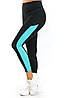 Спортивний костюм футболки і леґінси (42,44,46,48,50,52,54) жіночий одяг для йоги і фітнеса BАТАЛ (біфлекс), фото 5