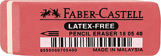 Ластик Faber-Castell 7005-40 каучуковий червоний, 180540