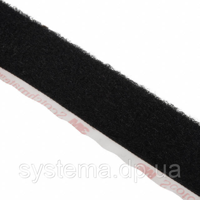 3M™ Scotchmate™ SJ-3571 - Самоклеюча застібка «петля», чорний, 25 мм х 45,7 м