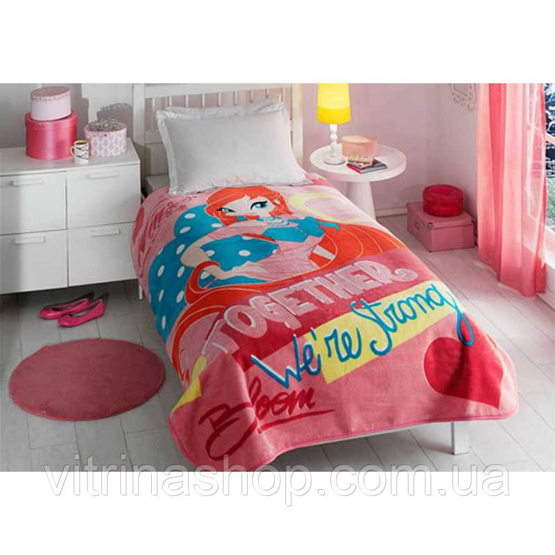 Покривало акрилове Tac Disney — Winx Club Bloom підліткове