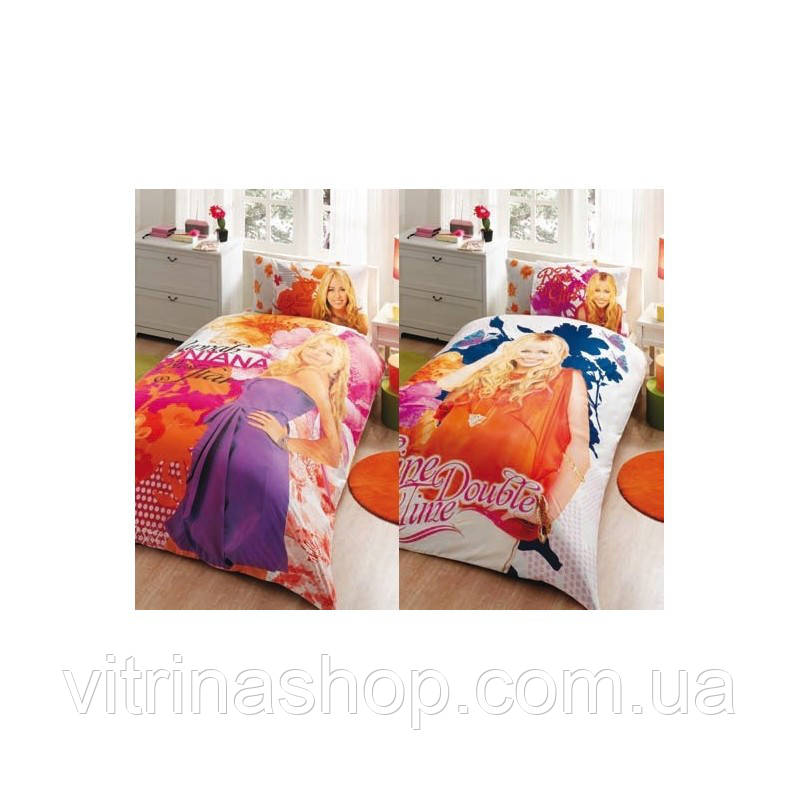 Постільна білизна Tac Disney — Hannah Montana Bright 160*220 підліткова