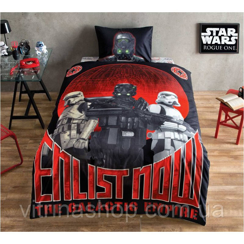 Постільна білизна Tac Disney — Star Wars Glow 160*220 підліткова