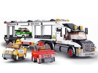 Конструктор дитячий Sluban арт. 339 Трейлер-автовоз (638 деталей) суперподарунок!