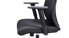 Офісне комп'ютерне крісло Barsky Mesh Black BM-02, фото 2