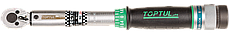 Ключ динамометричний 1/4", 6-30 Нм., L-350 мм., TOPTUL ANAF0803, фото 2