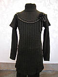 Сукня сіра для дівчат 104,110,116,122 зросту, фото 2