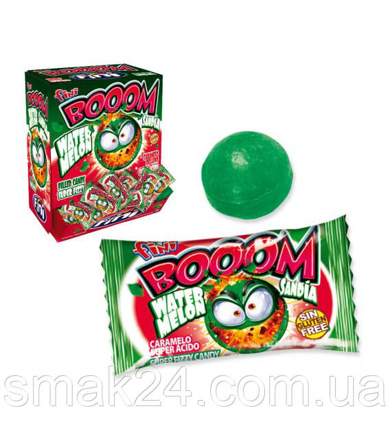 Жувальні цукерки (жовченята) без глютену Fini Water Melon (арбуз кислий) Іспанія 200штх5г