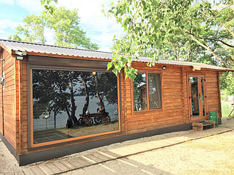 Деревянная баня нашего производства на базе "Бухта Афины" в Кременчуге 3