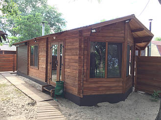 Деревянная баня нашего производства на базе "Бухта Афины" в Кременчуге 4