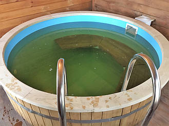 Деревянная баня нашего производства на базе "Бухта Афины" в Кременчуге 11