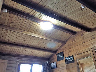 Деревянная баня нашего производства на базе "Бухта Афины" в Кременчуге 13