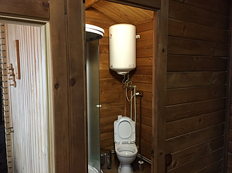 Деревянная баня нашего производства на базе "Бухта Афины" в Кременчуге 15