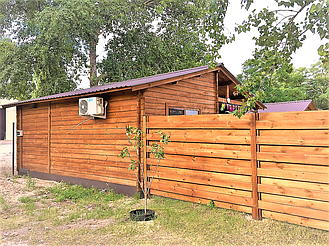 Деревянная баня нашего производства на базе "Бухта Афины" в Кременчуге 17