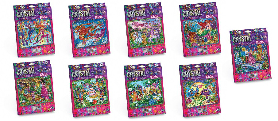 Творчество. Мозаика Crystal Mosaic Kids Пок. /20/ (CRMk-01-01,02,03,04...10) - фото 1 - id-p519490667