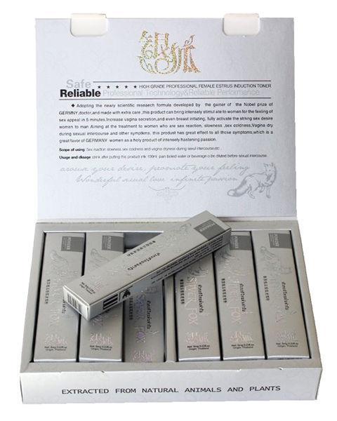 Збуджуючі краплі для жінок Срібна лисиця / Silver Fox (12 шт. в упаковці, краплі), фото 1