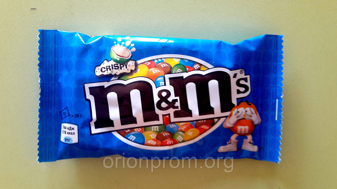 Драже M&Ms з кріспами 36 г