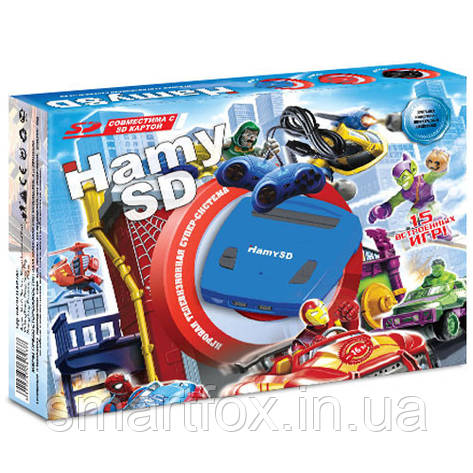 Ігрова приставка 16-bit + SD card "Hamy 3" БЛАКИТНА, фото 2