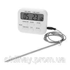 Цифровий термометр ТА278 харчовий для духовки (печі) з виносним датчиком до 300 градусів і таймером.