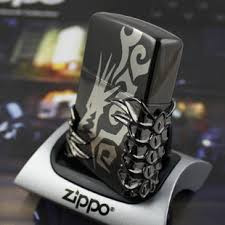 Запальничка" Zippo Dragon Tribal Black"