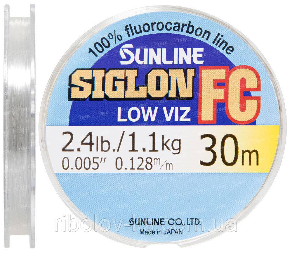 Флюорокарбон Sunline SIG-FC 30 м 0.128 мм 1.1 кг повідковий