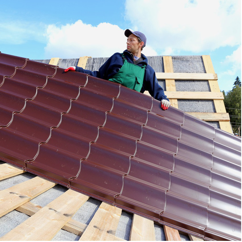 Купить Монтаж металочерепиці/профнастилу, цена 250 грн — Prom.ua (ID ...