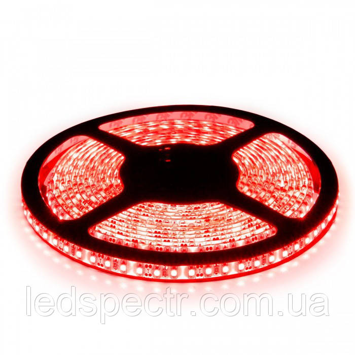 Светодиодная лента Biom LED 2835-120 IP65 красный цвет, герметичная, 1м - фото 1 - id-p765144858