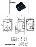 Корпус пластиковий для електроніки КМ-49D ABS