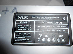 Блок живлення Delux ATX-400w P4 400w