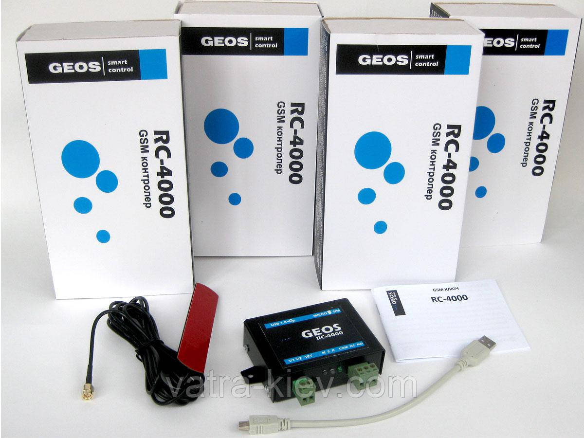 GSM контроллер GEOS RC-4000 GSM модуль для шлагбаума и ворот до 4000 ...