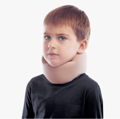 Бандаж для шиї шийних хребців ( комір шанця), тип 710 бежевий дитячий, фото 1