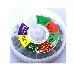 Набір грузил 50 г 7 поділок