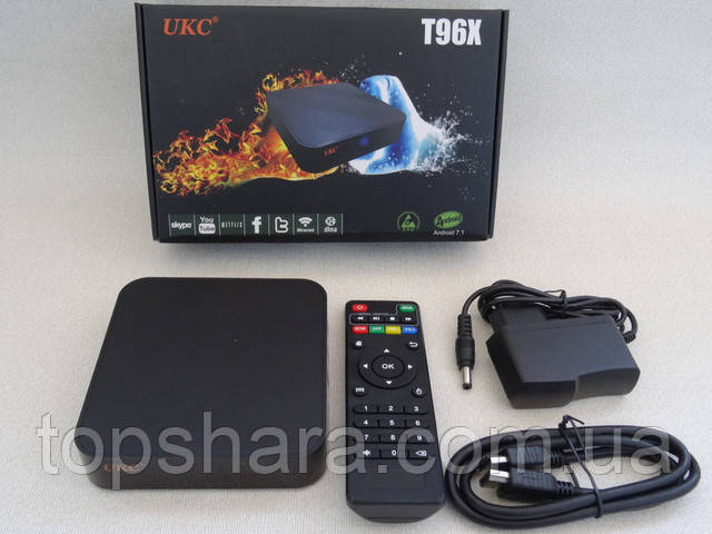 Медиаплеер Smart UKS T96X SMART TV Android 1GB/8GB