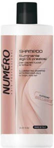Шампунь для надання блиску волосся з цінними оліями Brelil Professional Numero Brilliance Shampoo 1000 мл, фото 1