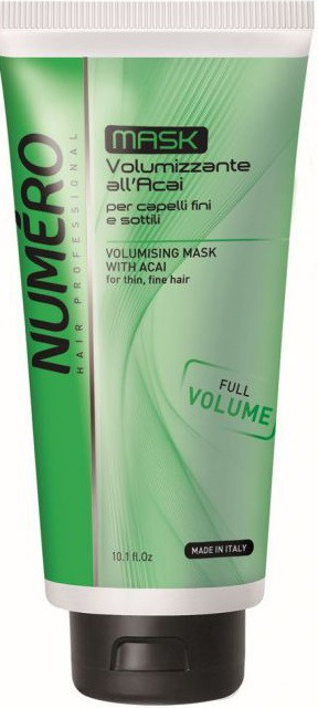 Маска для объема волос с экстрактом асаи Brelil Numero Volumising Mask 300 мл - фото 1 - id-p626719558