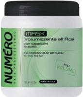 Маска для об'єму волосся з екстрактом асаї Brelil Numero Volumising Mask 1000 мл