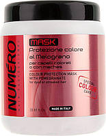 Маска для защиты цвета волос с экстрактом граната Brelil Professional Numero Colour Protection Mask 1000 мл